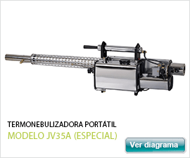 Control de plagas y fumigaciones termonebulizador portatil jv35A